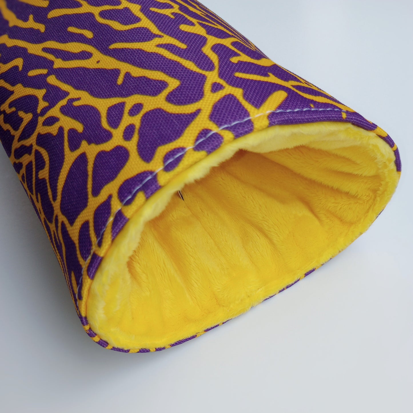 Elephant Print Purple & Yellow Golf Barrel Headcover
