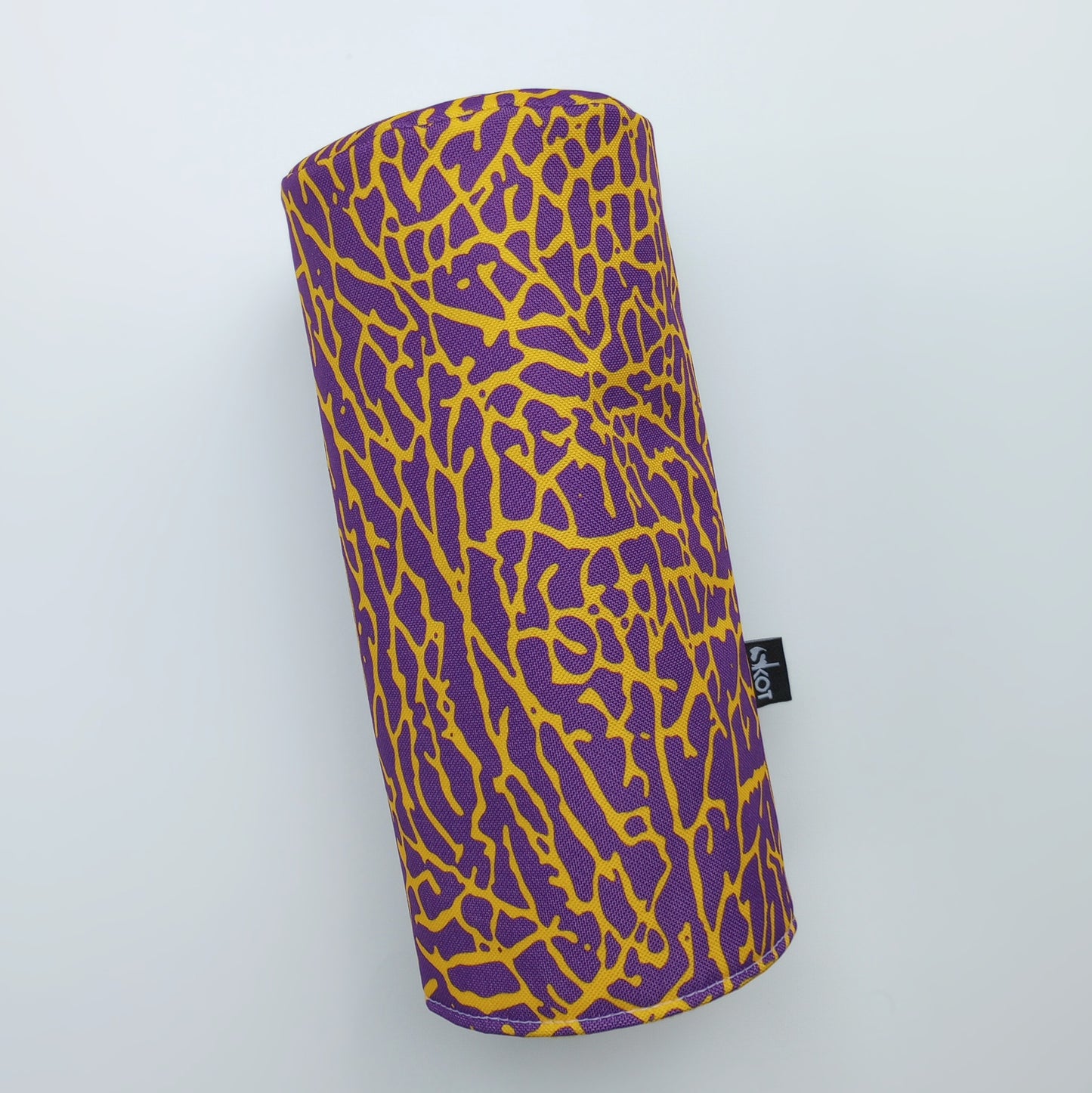 Elephant Print Purple & Yellow Golf Barrel Headcover