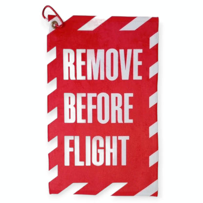 Remove Before Flight Towel