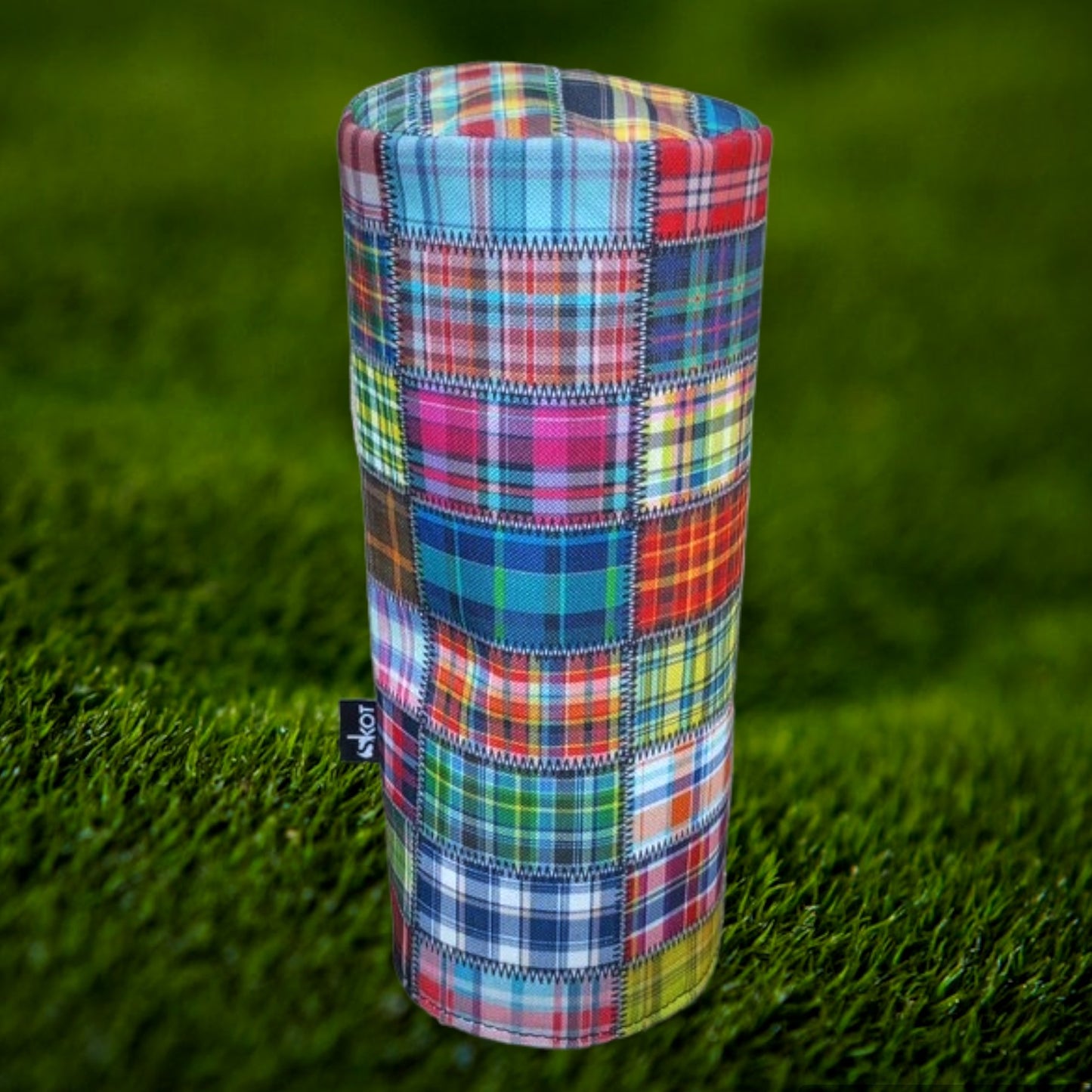 Power of Plaid Barrel Golf Headcover