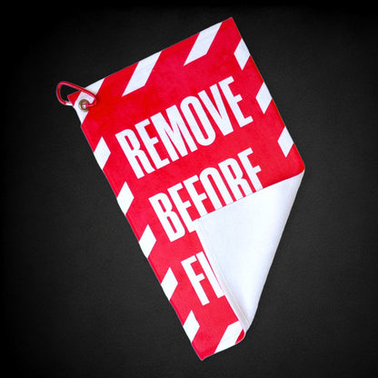 Remove Before Flight Towel