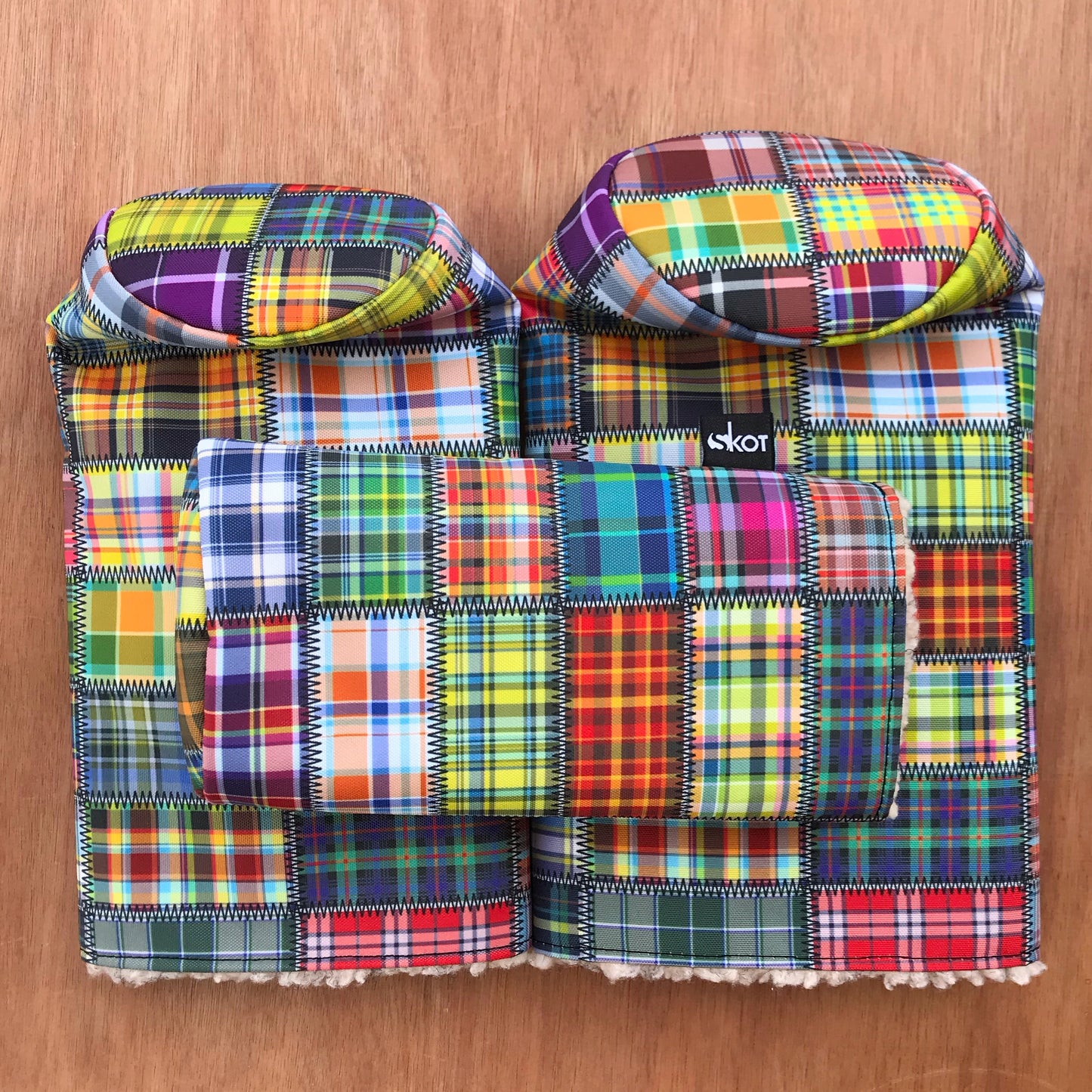 Power of Plaid Barrel Golf Headcover