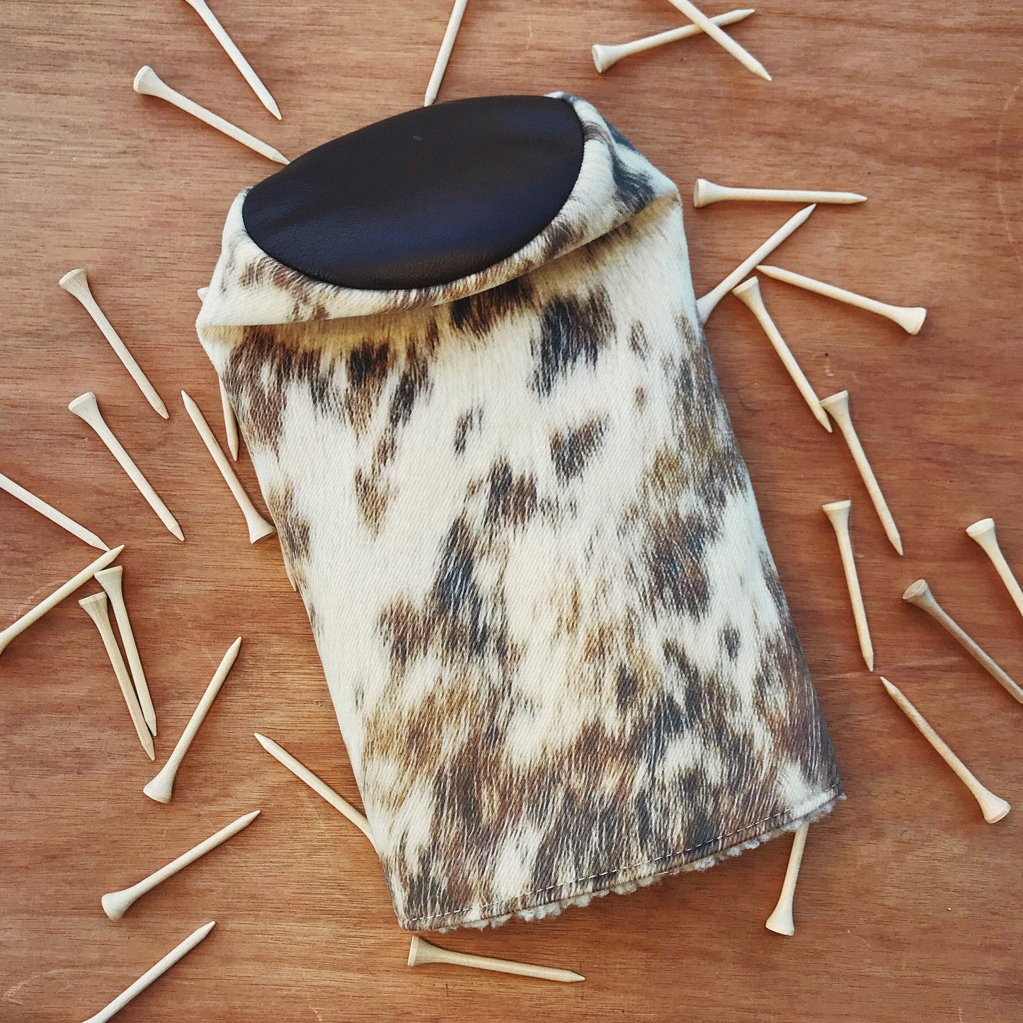Cowhide Golf Barrel Headcover