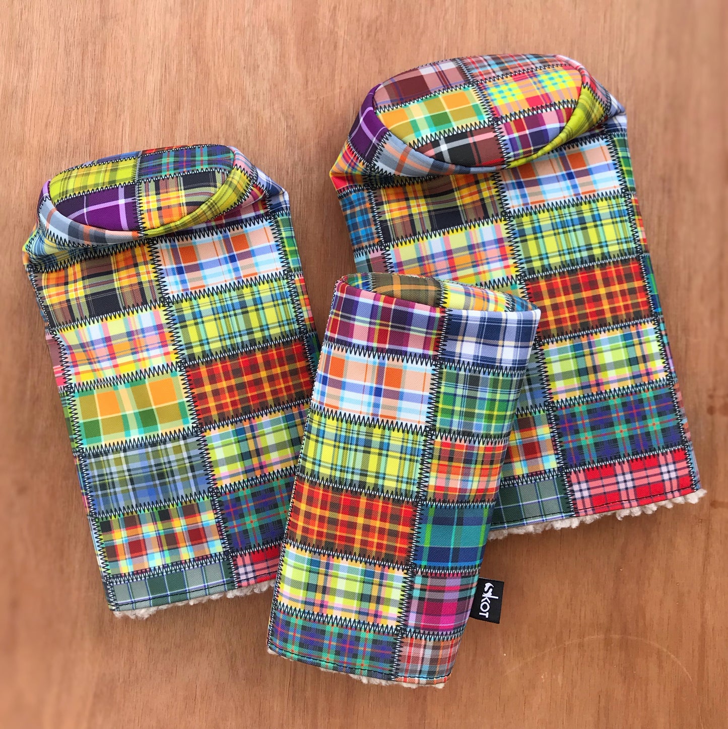 Power of Plaid Barrel Golf Headcover