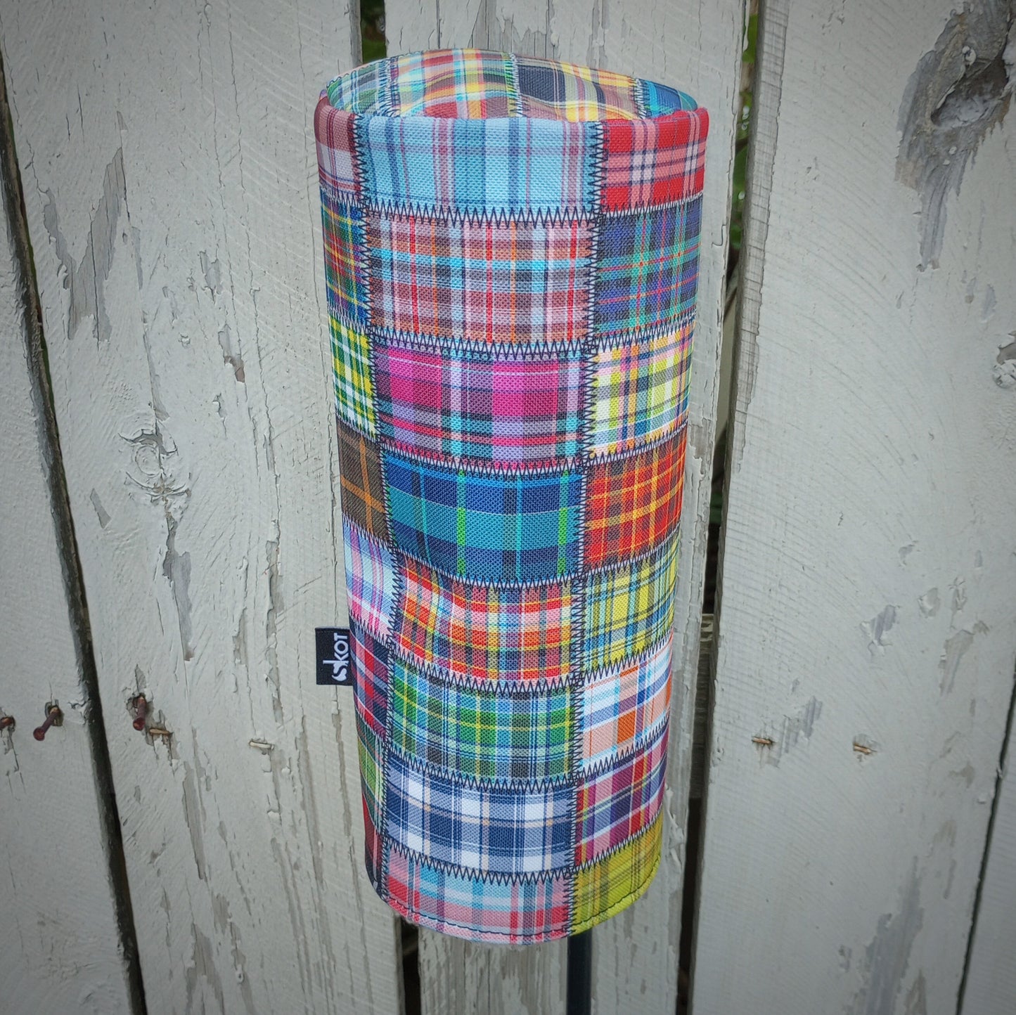 Power of Plaid Barrel Golf Headcover