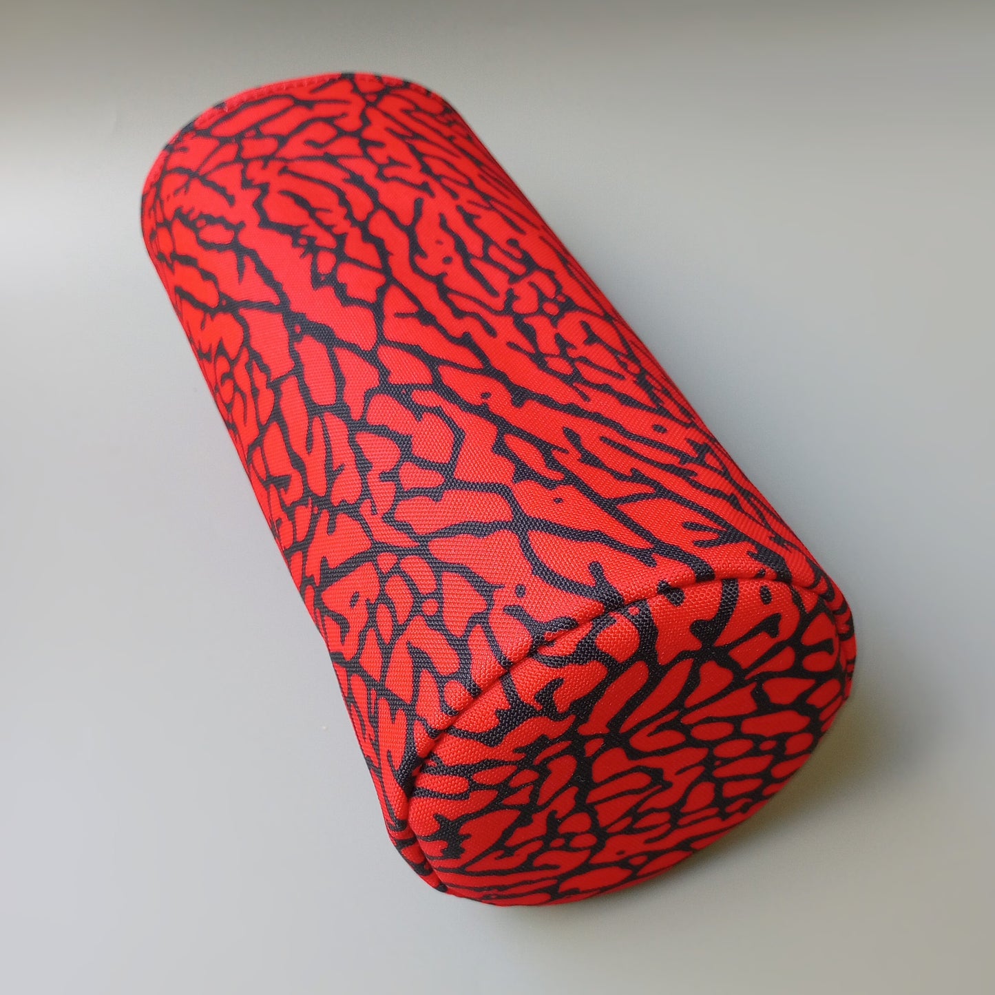 Elephant Print Red & Black Golf Barrel Headcover